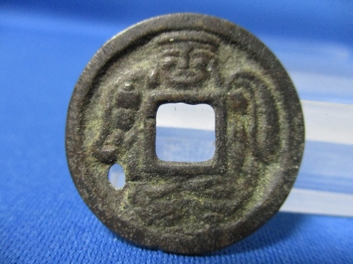 絵銭☆大耳大黒/七福神の大黒様/ス穴あり/福神銭/お守り銭/面子銭/パワースポット銭/o0321-1拍卖