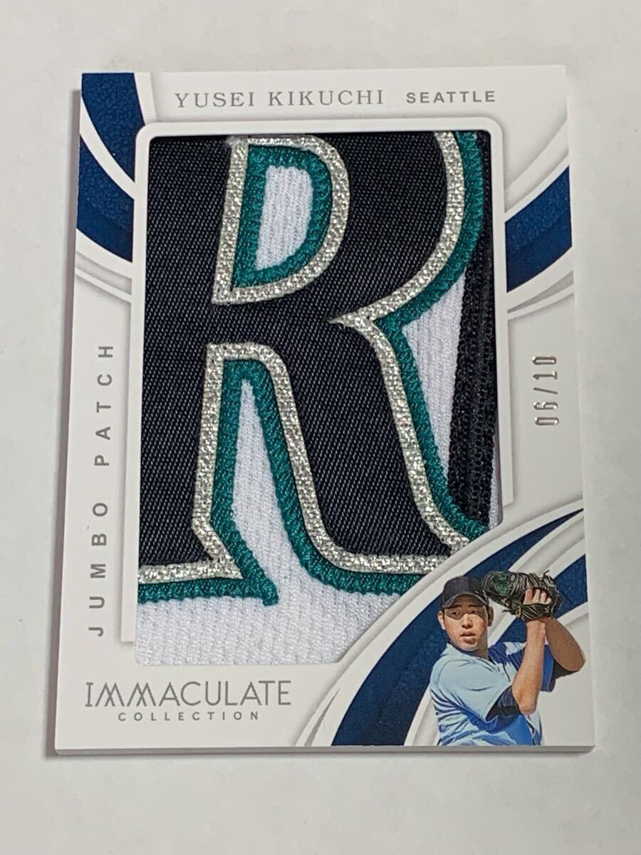 菊池雄星 YUSEI KIKUCHI 2019 PANINI IMMACULATE COLLECTION JUMBO PATCH バッチカード /10 ANGELS 西武拍卖