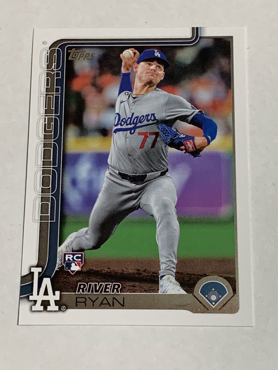 リバー ライアン RIVER RYAN 2025 TOPPS SERIES 1 RC DODGERS ロサンゼルス ドジャース 即決拍卖