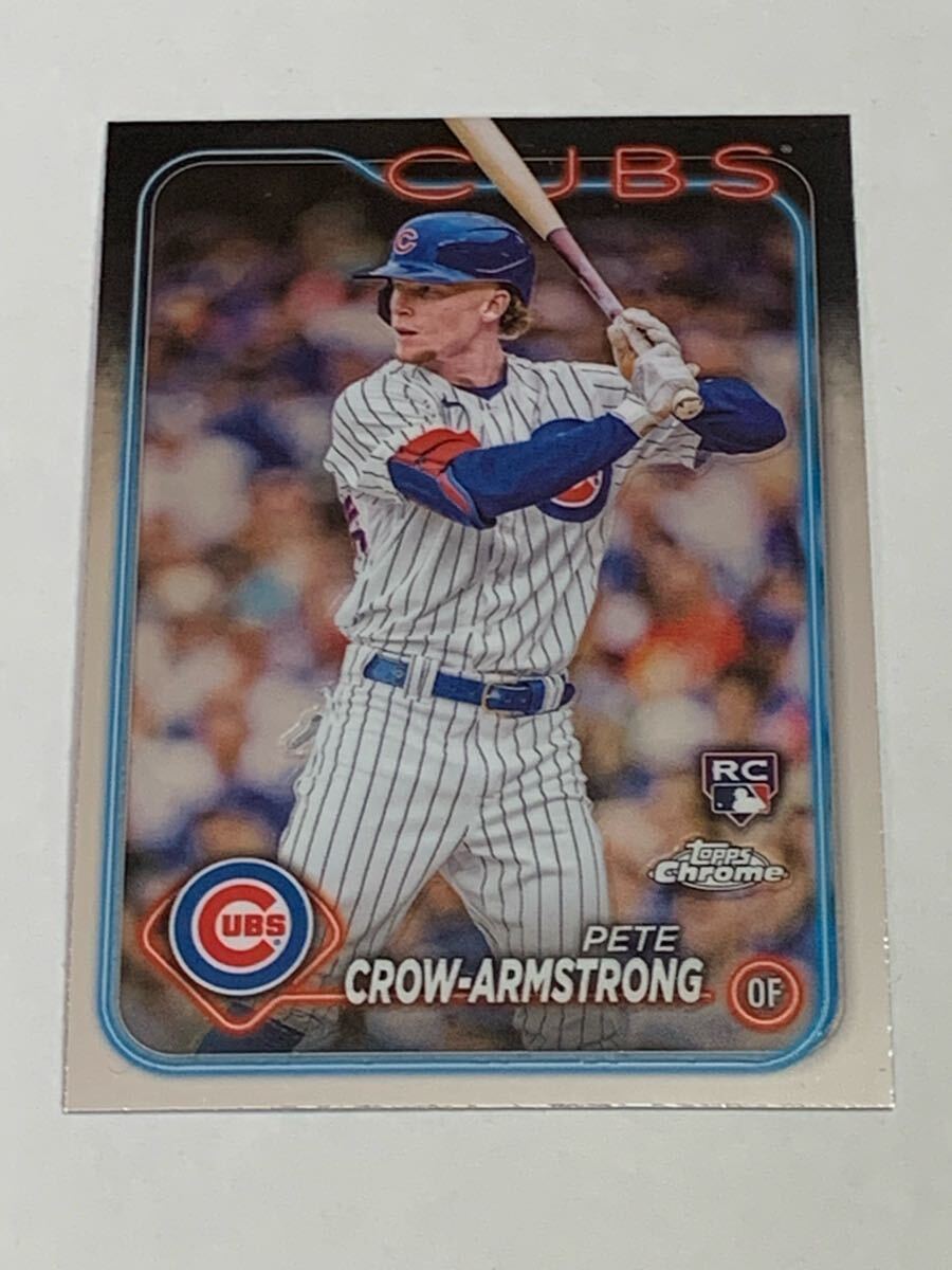 ピート クロウ アームストロング PETE CROW-ARMSTRONG 2024 TOPPS CHROME RC CUBS シカゴ カブス やや難有り拍卖