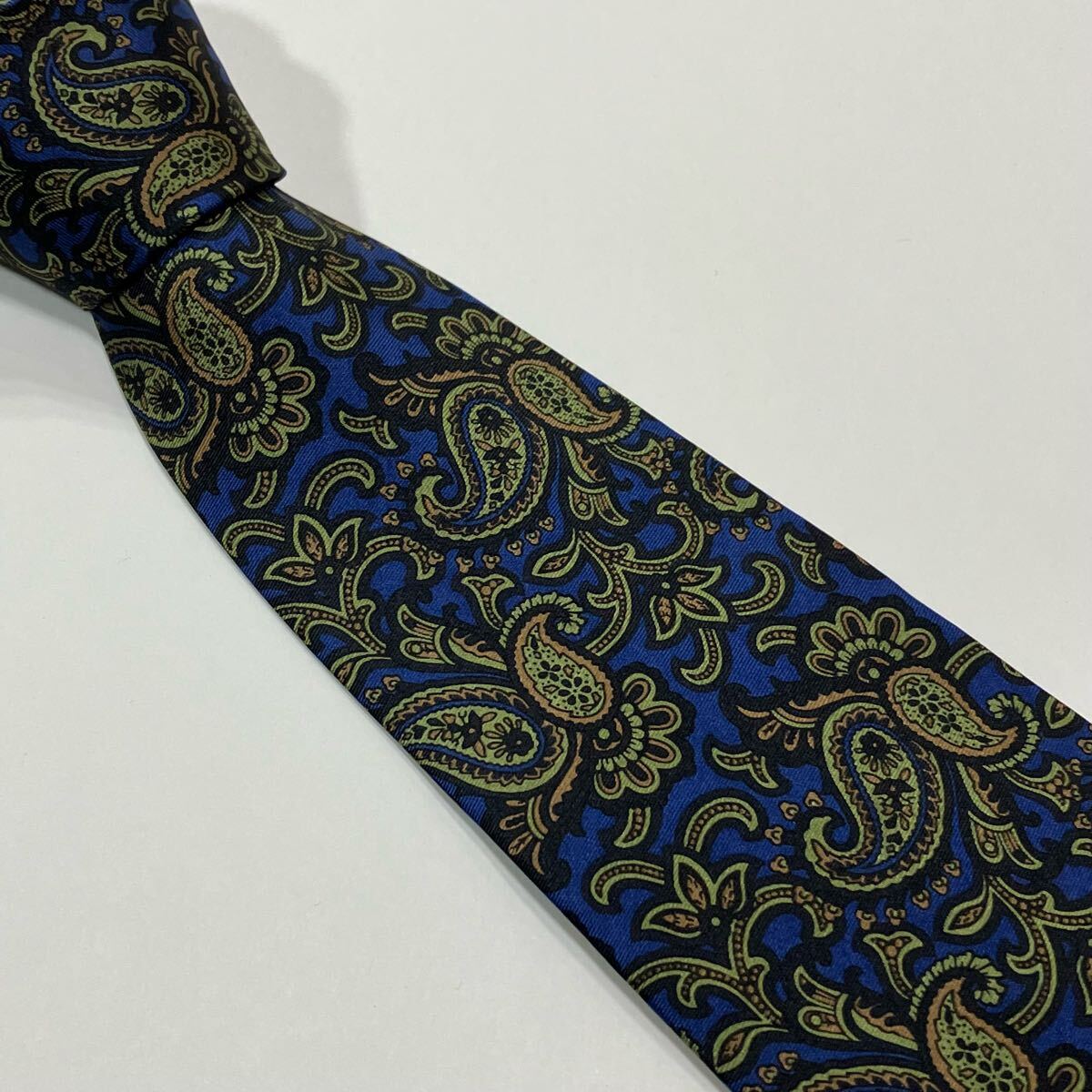 ペイズリー シルク ネクタイ 古着 513-9拍卖