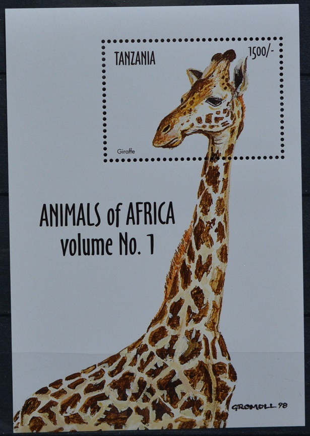 「TB295」タンザニア切手 1998年 キリン 拍卖