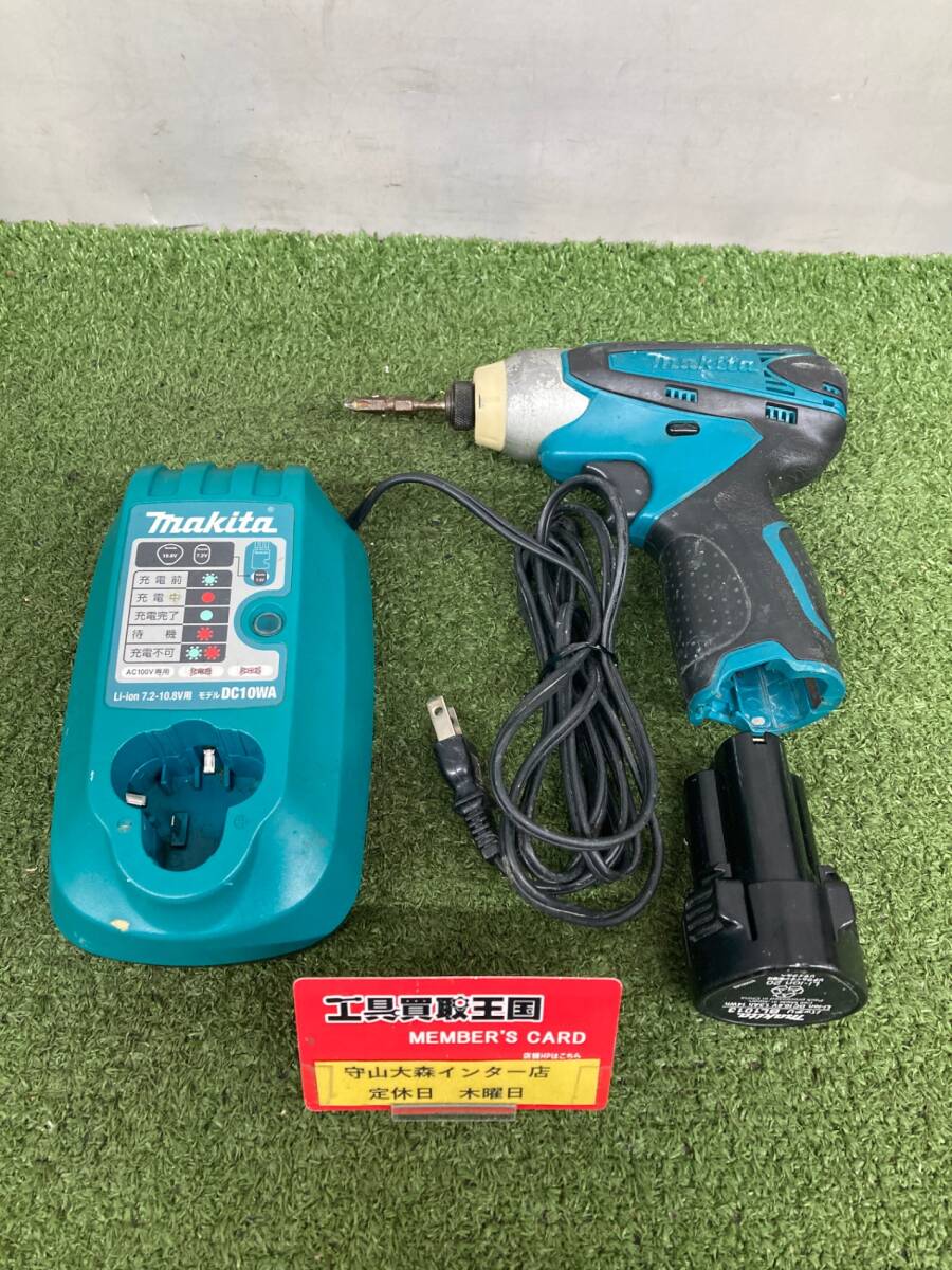 【中古品】【0921】makita(マキタ) 10.8Vインパクトドライバ TD090D(バッテリx1/充電器) IT28SL02LJGK拍卖