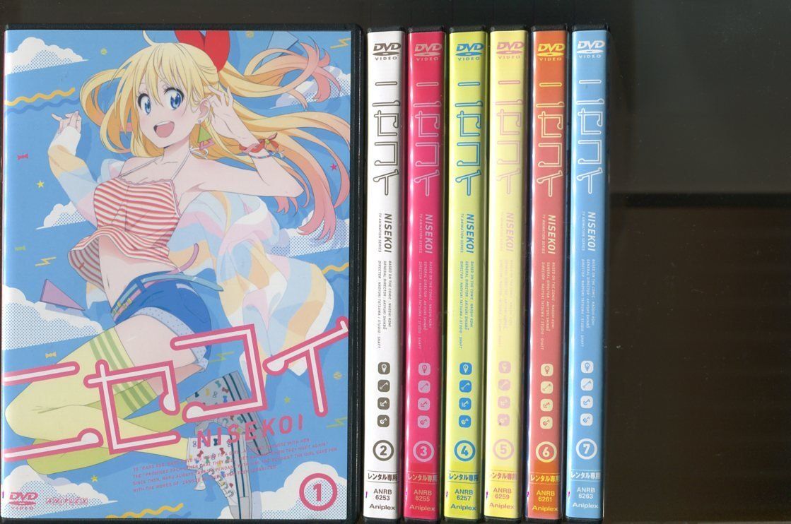 ニセコイ/第1期 全7巻+第2期 全6巻 計13巻セット 中古DVD レンタル落ち/内山昂輝/東山奈央/a6068拍卖