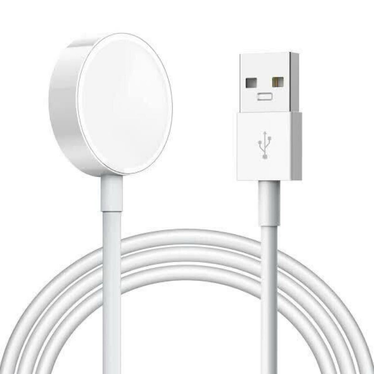 【最短即日発送/純正互換品】AppleWatch アップルウォッチ全シリーズ対応 充電ケーブル 充電器 1m USB 磁石拍卖