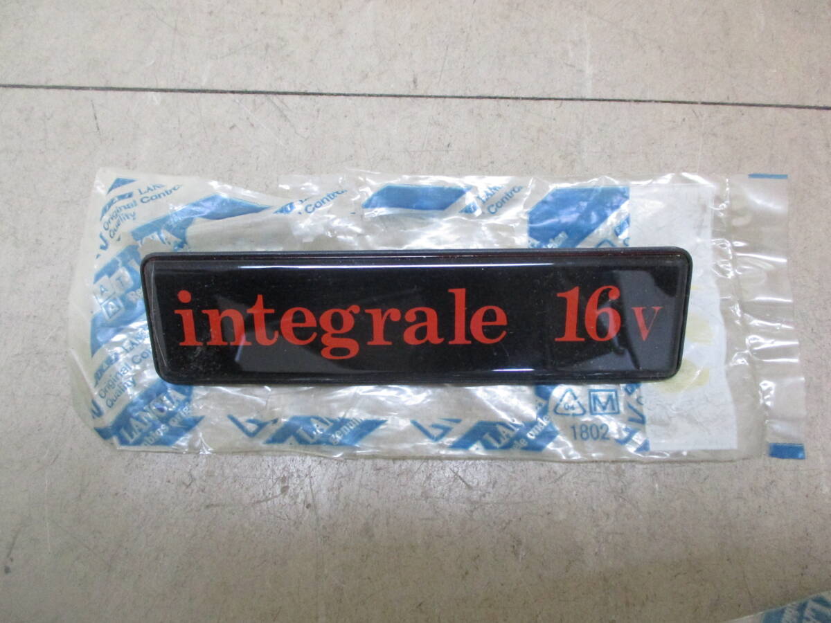 ランチア デルタ インテグラーレ16V エンブレム LANCIA DELTA integrale 16V 純正品・新品・送料無料拍卖