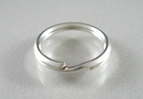 シルバー925 キーリング19.5mm 二重カン 刻印あり拍卖