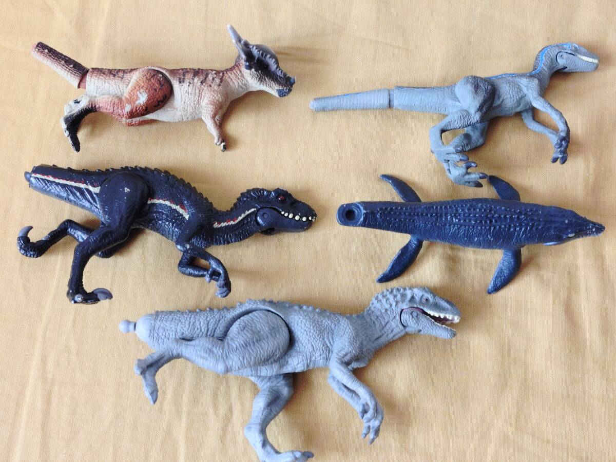 ●恐竜フィギュア アニア ジェラシックパーク 5体セット 難あり タカラトミー拍卖