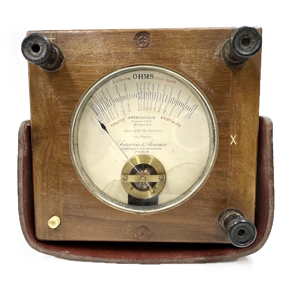 7PP Chauvin & Arnoux オームメーター フランス製 ヴィンテージ拍卖