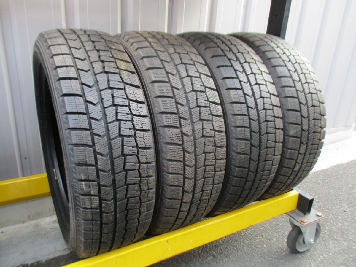 ★☆185/55R16 83Q ダンロップ WINTER MAXX WM02 スタッドレス 2019年製 4本 送料込 T51990210☆★インボイス領収書発行可能拍卖