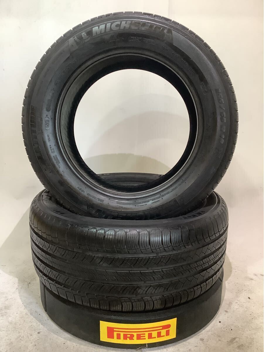★即決早い者勝★MICHELIN LATITUDE ミシュラン ラティテュード 255/55R18 105V ポルシェ承認 NOマーク有 中古タイヤ2本拍卖