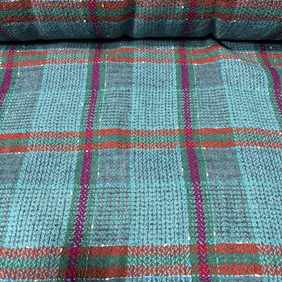 布地生地0.5m no2905英国リントンツィードくすみ水色ブルー拍卖