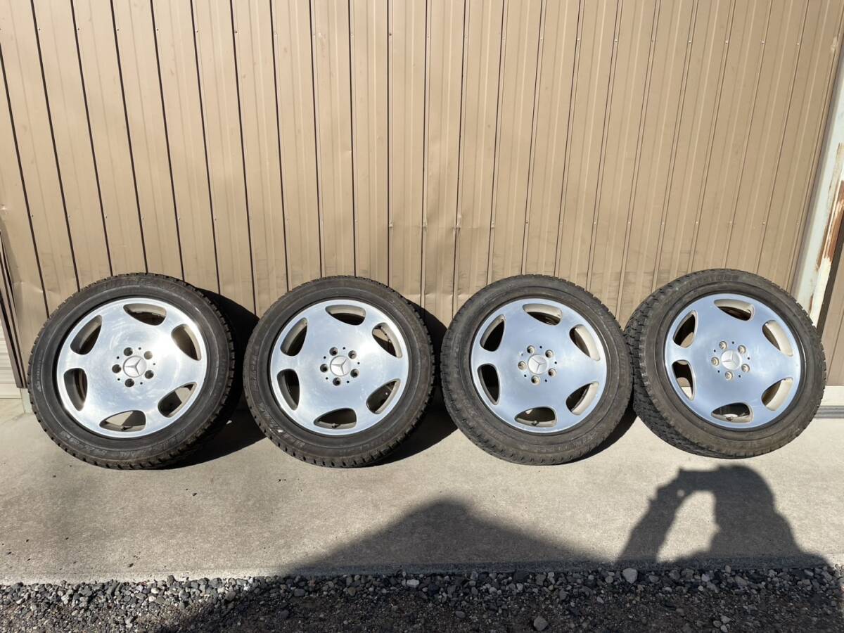 メルセデスベンツ W220 アルミホイール 17インチ A 220 401 12 02 17インチ 4本 タイヤ使用不可 ※個人宅不可※【R7-873F】NT拍卖