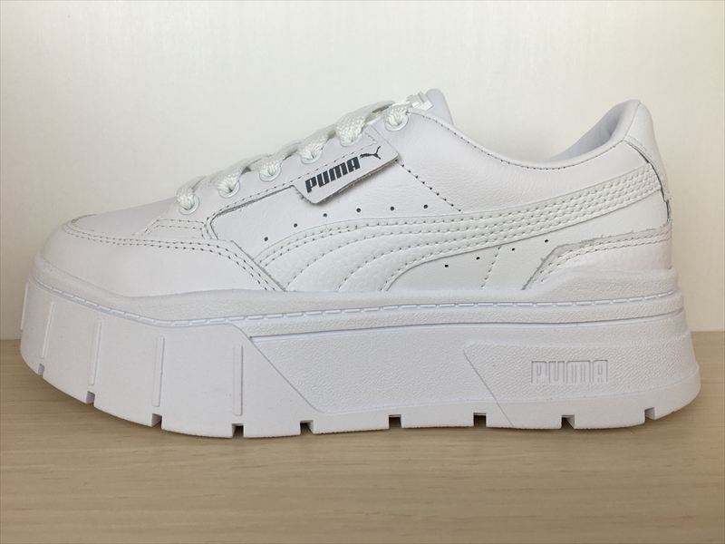 PUMA(プーマ) Mayze Stack Lthr Wns(メイズスタックレザーウィメンズ) 384412-01 スニーカー 靴 ウィメンズ 23,5cm 新品 (2177)拍卖