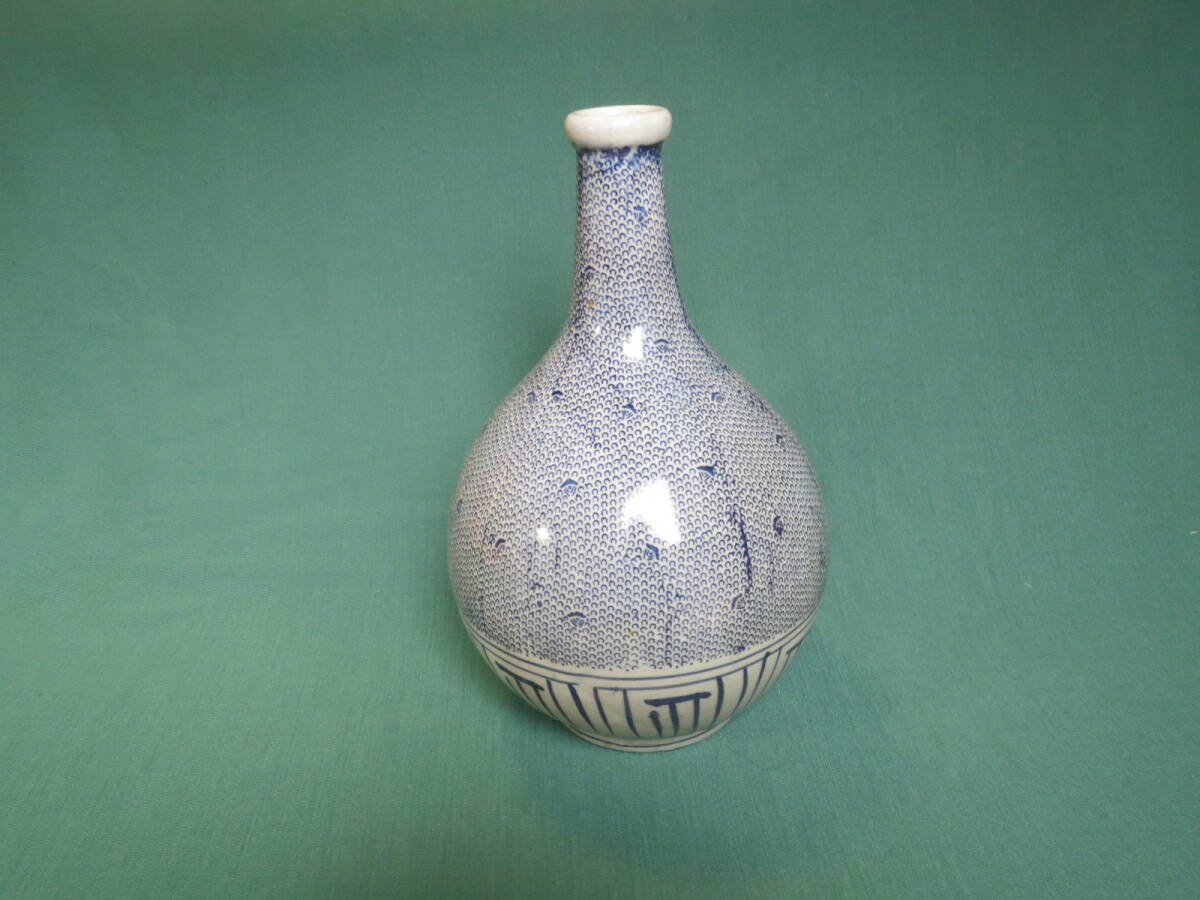 微塵唐草文 徳利 みじん 一輪挿し 花入 花器拍卖