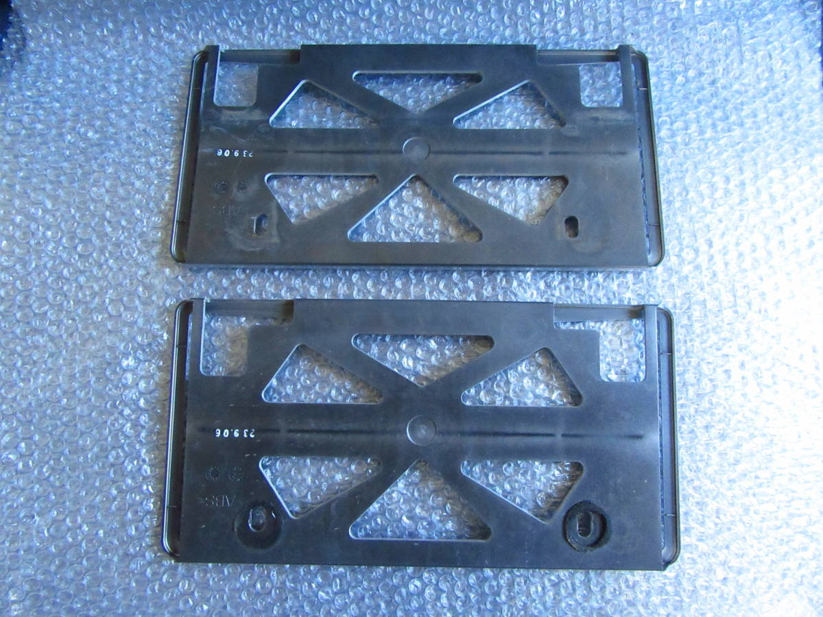 トヨタ純正 ナンバー枠 ナンバーフレーム 2枚セット拍卖