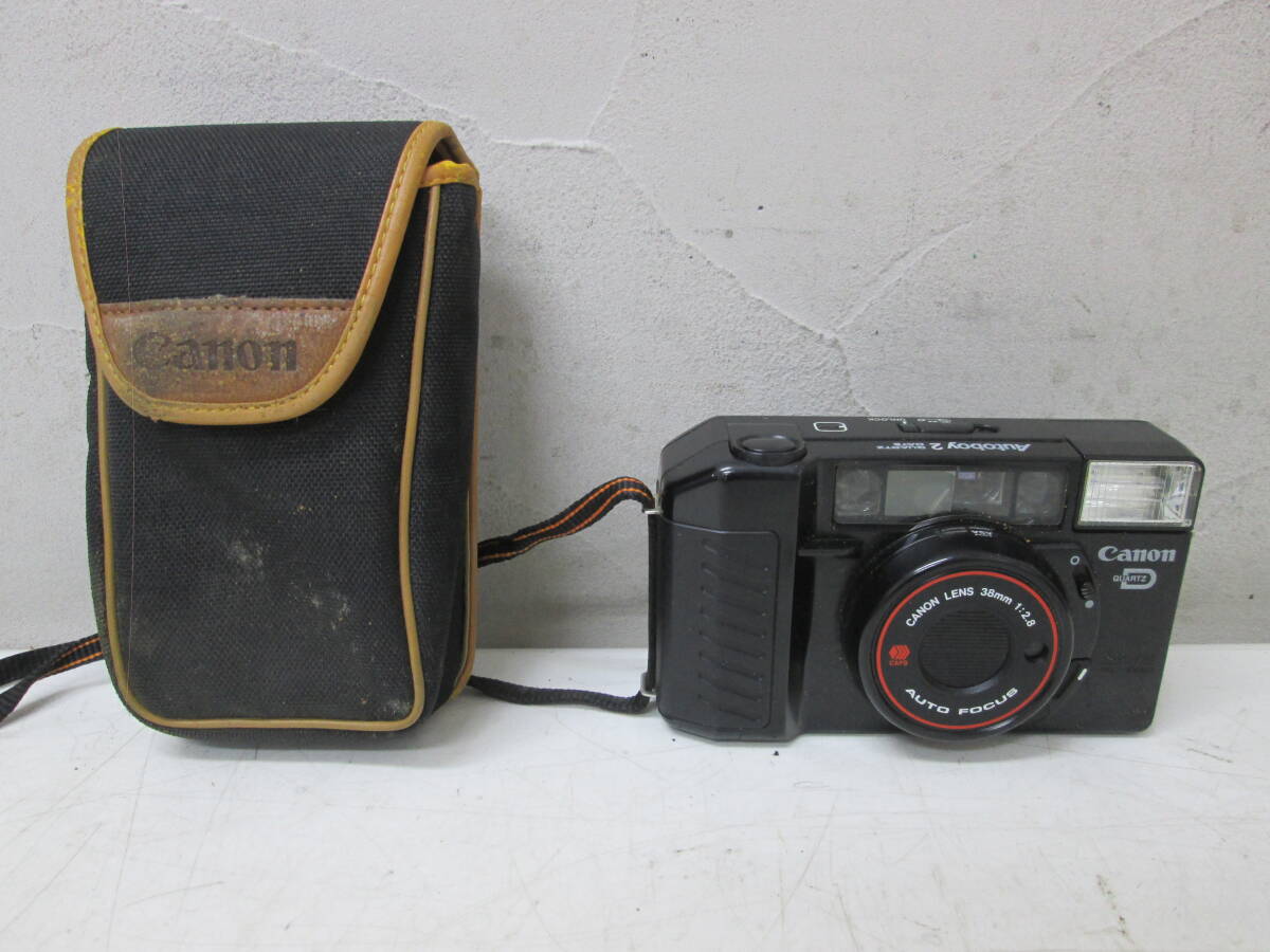 (64)♪キャノン Canon Autoboy2 オートボーイ2 フィルムカメラ ケース付き ジャンク品拍卖