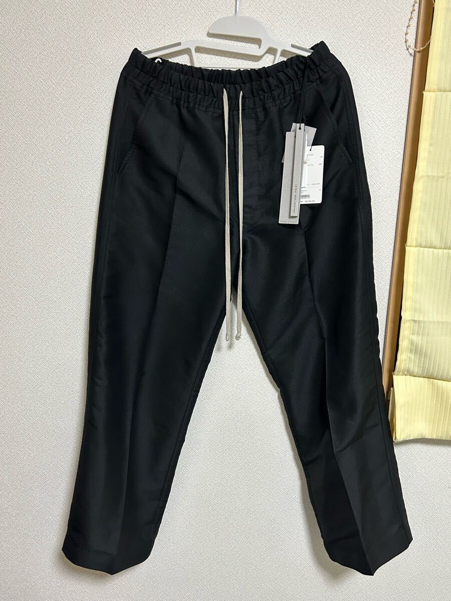 RICK owens リックオウエンス パンツ ストレート ドロップド タグ付き ブラック 美品拍卖