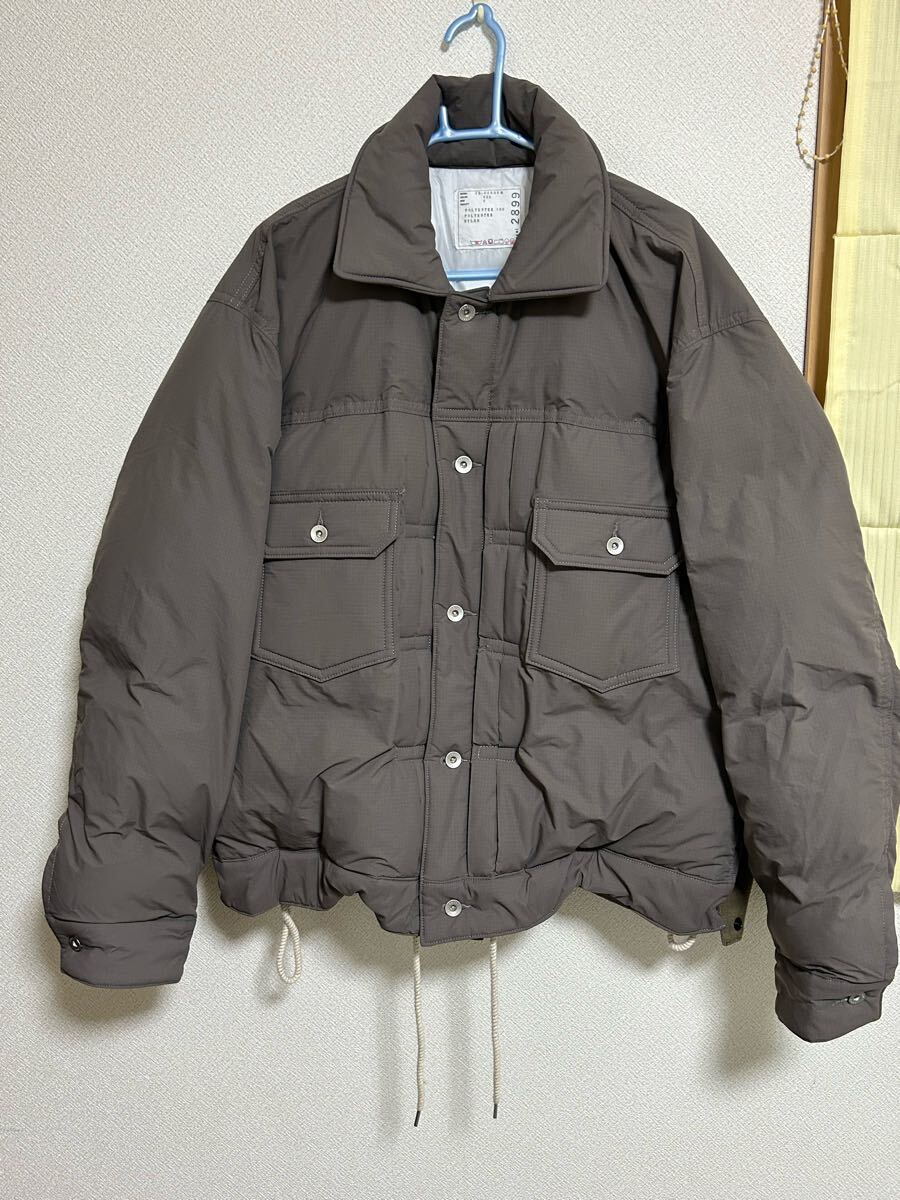 sacai サカイ ダウンジャケット アウター 品番2899 美品 ブルゾン拍卖