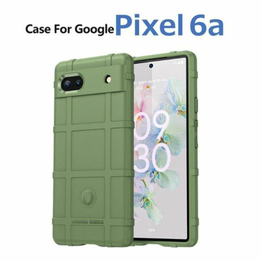 Google Pixel 6a ケース グリーン アーミー拍卖