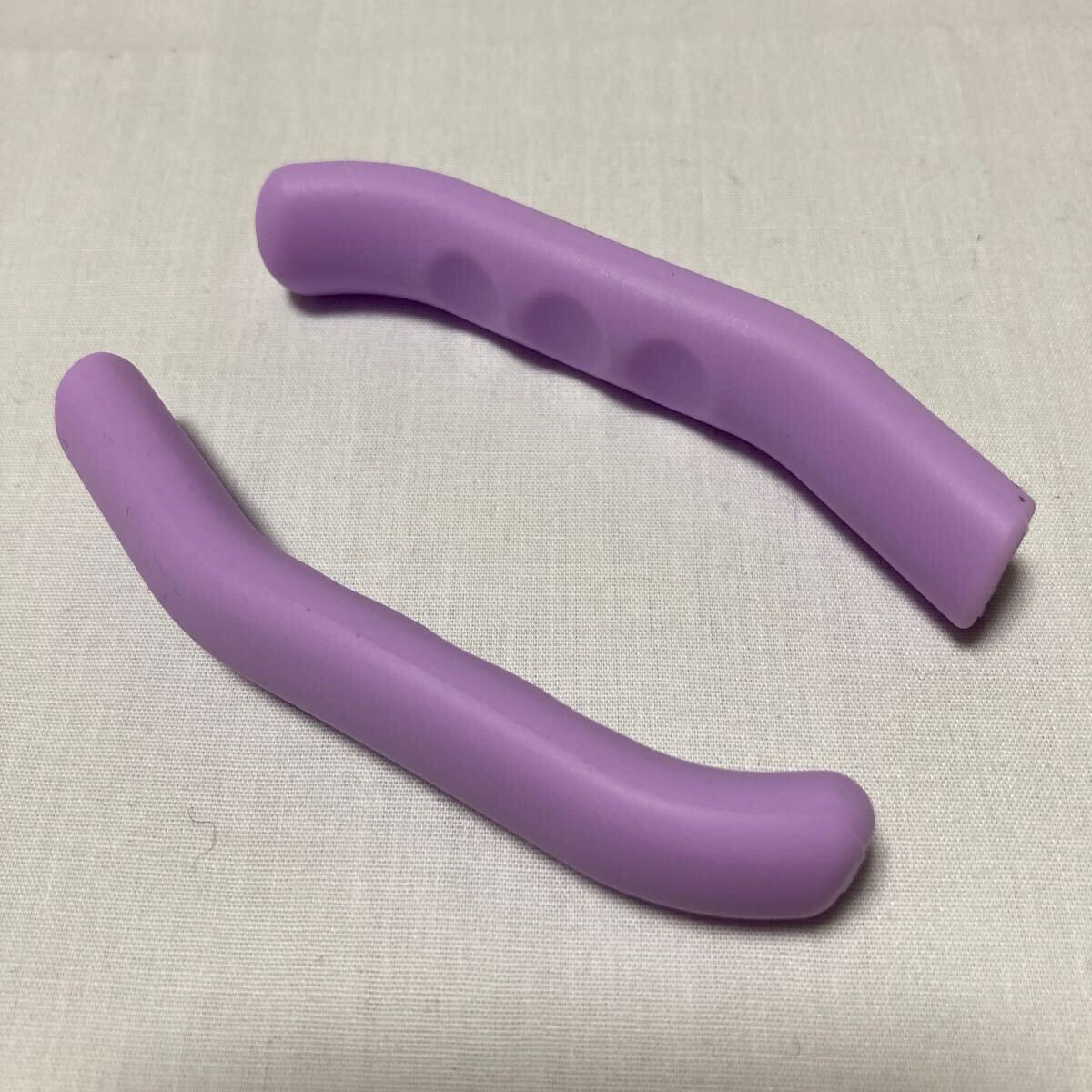 ☆ 新品!! 自転車 ブレーキレバー 保護カバー 薄紫 2個 ☆拍卖