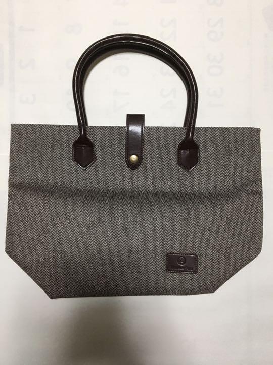 未使用★メルセデス・ベンツ Mercedes-Benz/オリジナル ツイードトートバッグ 茶系/ブラウン ノベルティ★非売品拍卖