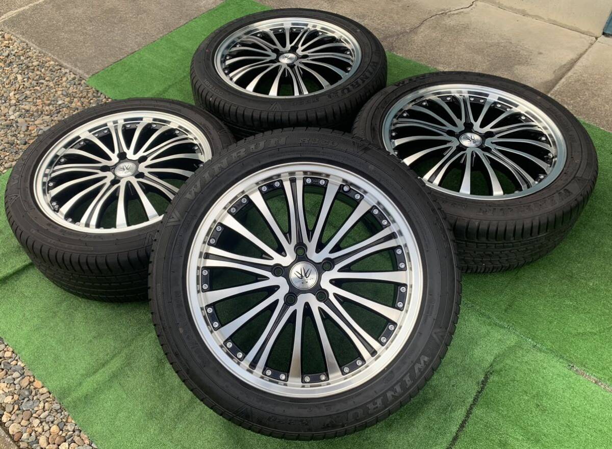 LOXARNY EX 18インチホイール& 225/50ZR18 WINRUN ラジアルタイヤ4本★ レクサス UX C-HR エスティマ オデッセイ ★S24拍卖