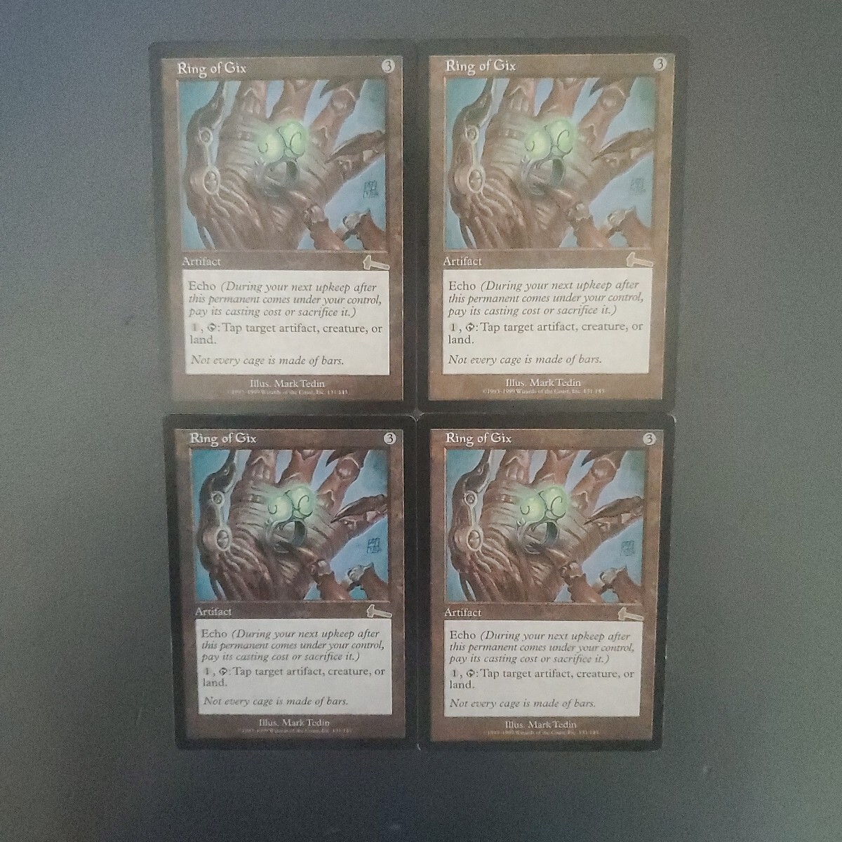 MTG ギックスの指輪 ULG 英語 4枚セット拍卖