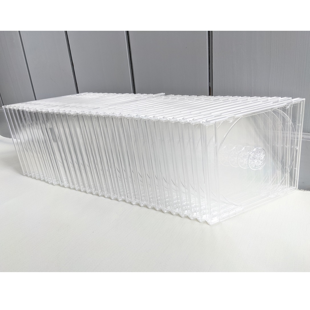送料無料◆即決■美品★CD/DVD空クリアケース30枚 厚さ1cmサイズ プラケース プラスチックケース拍卖