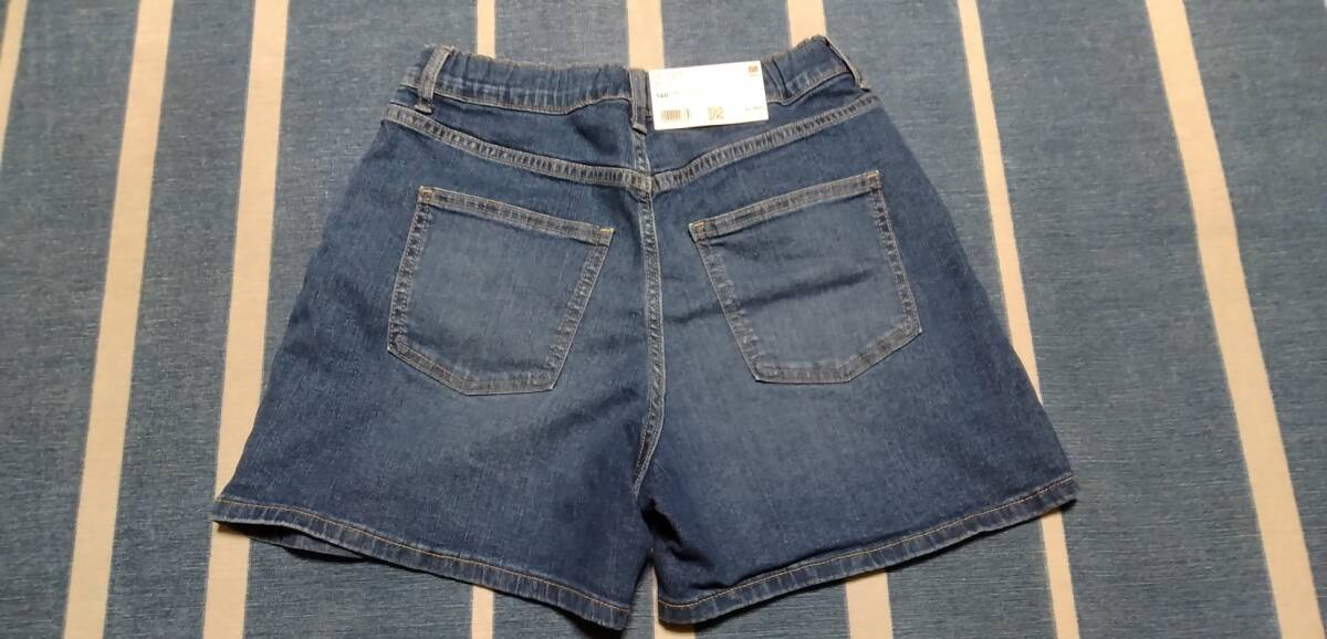 女の子 ユニクロ UNIQLO デニム ショートパンツ 160 新品 未使用拍卖