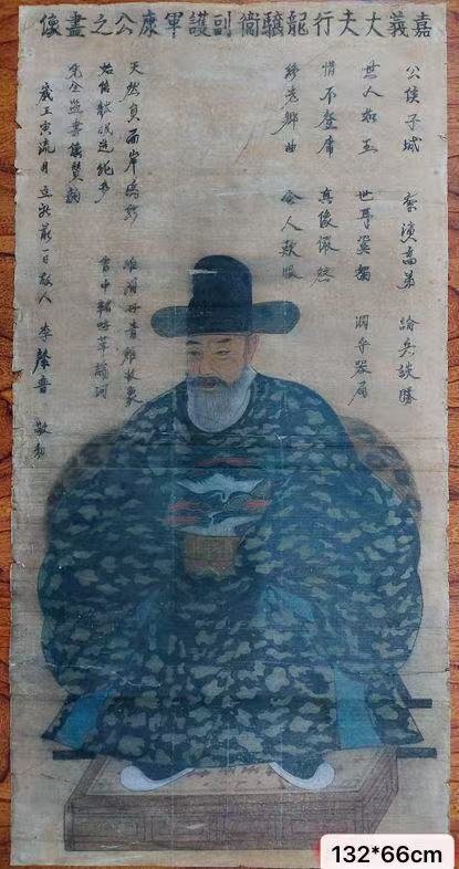 ▼渡鶴羽▼B803 『朝鮮古書道 高句麗 古高麗 人物図 高麗古書道 ★ 朝鮮古書画 真筆 手書き 肉筆卷物』拍卖