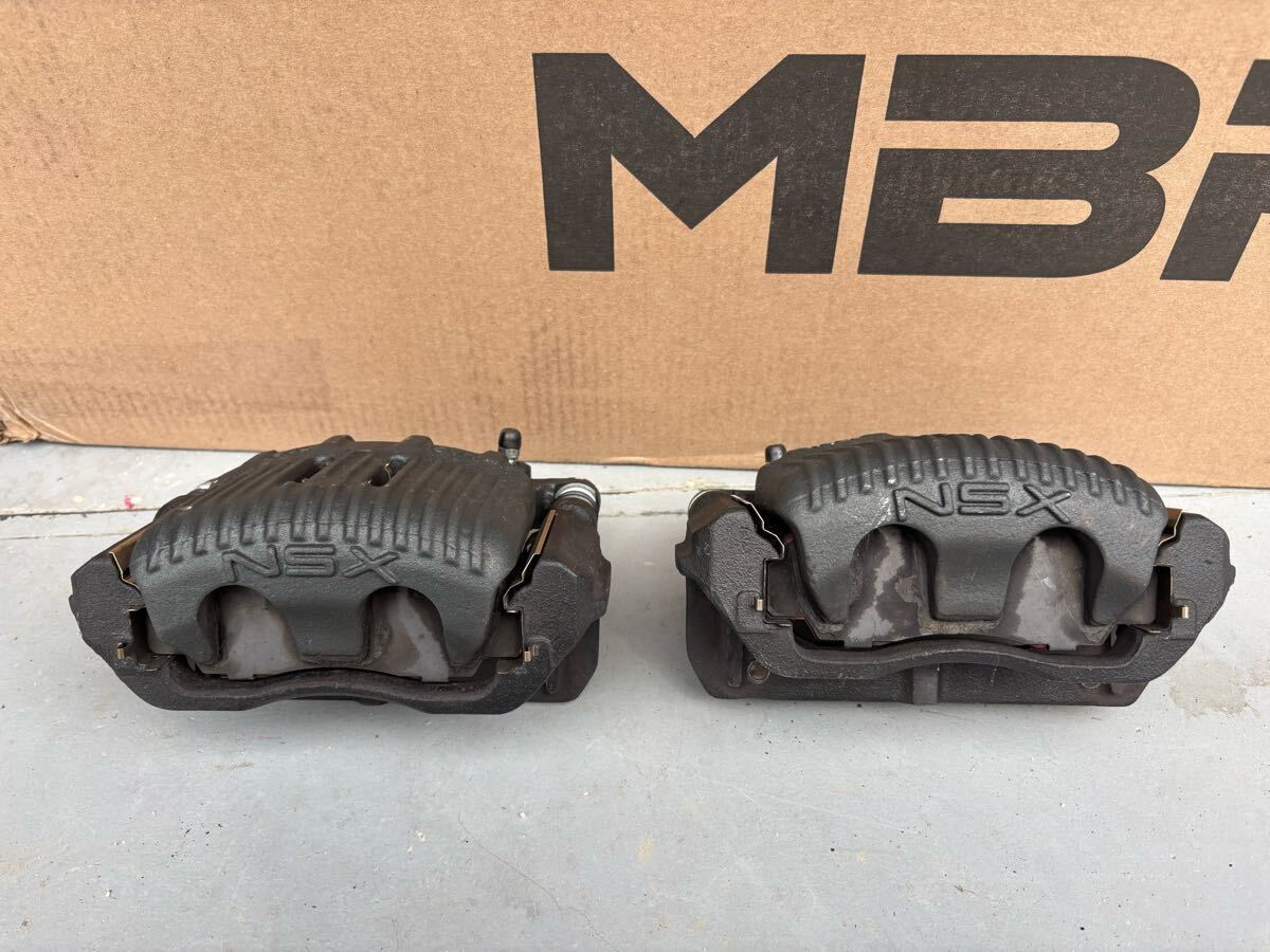 ホンダ NSX フロントブレーキキャリパー NA2 02R タイプR NA1 後期 純正02Rパッド 使用1年程 極上品 実動外し EK9 DC2 CL7 CL1 拍卖