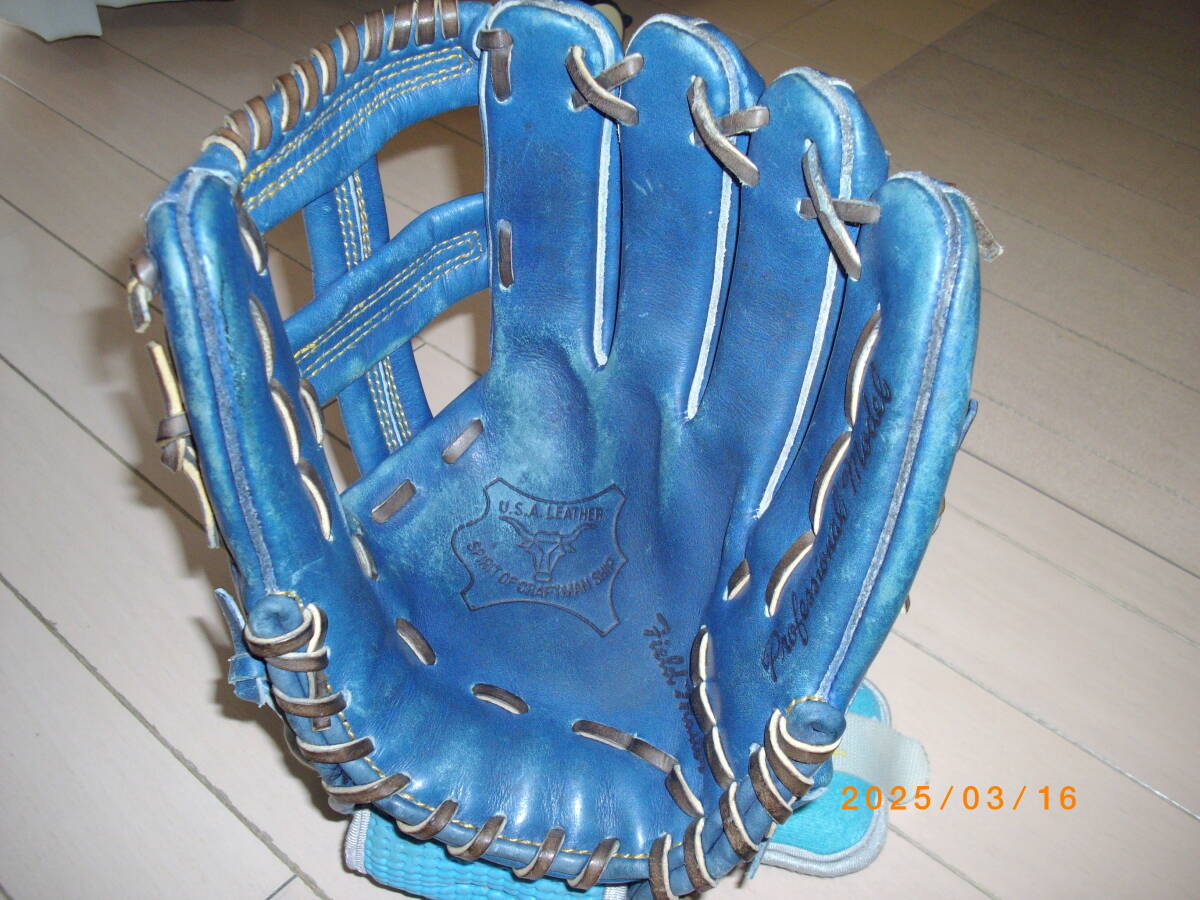 ☆ノーブランドオーダー☆内野手用硬式グラブ☆中古品拍卖