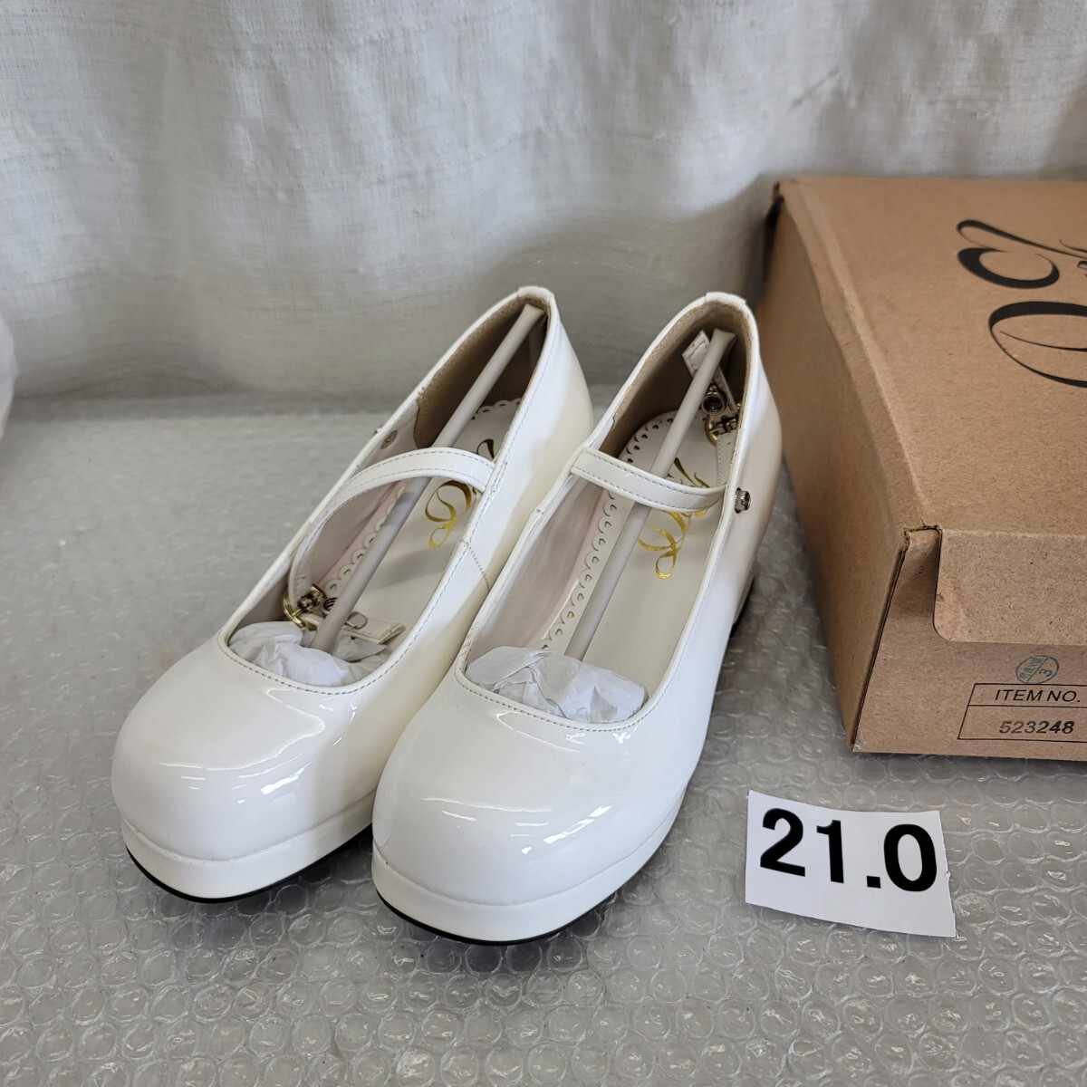 4861 夢展望 パンプス 523248 21.0 靴拍卖