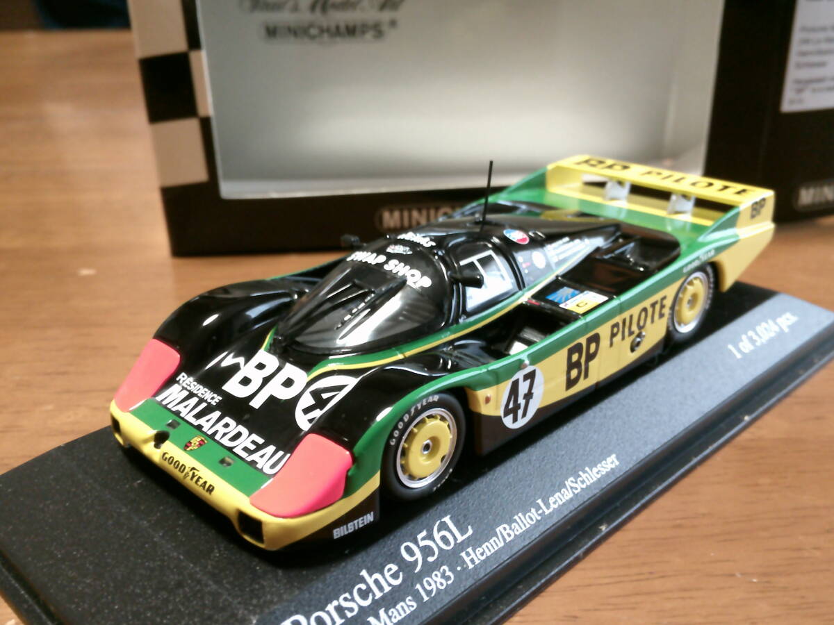 ミニチャンプス 1/43 「 ポルシェ956L 」 #47 ル・マン24H 1983y ・送料 500円(レターパック発送)拍卖