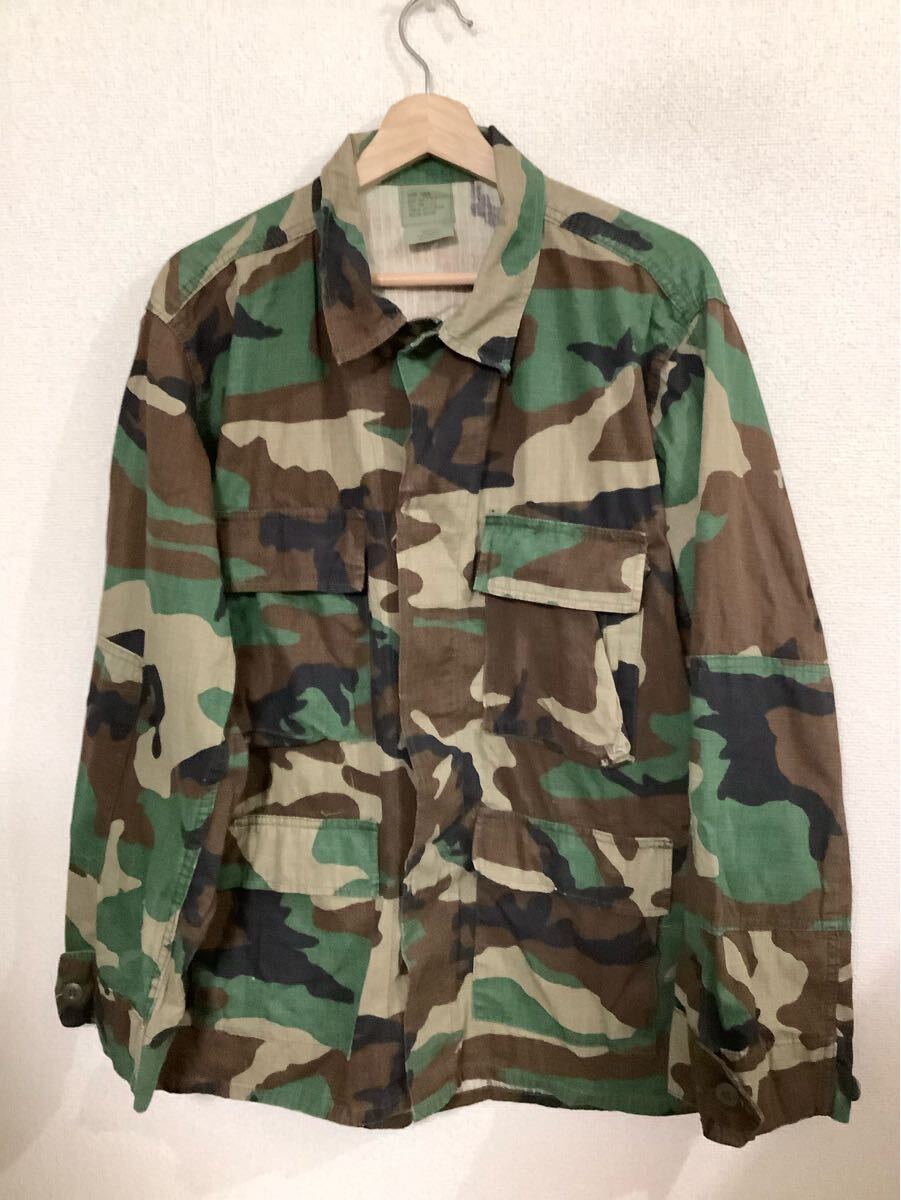 TRU-SPEC トルゥースペック BDUジャケット ウッドランドカモ カモフラージュ ミリタリージャケット リップストップ レプリカ 古着拍卖