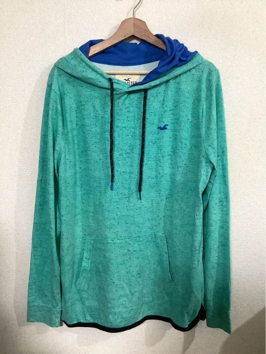 HOLLISTER ホリスター 長袖カットソー トップス フーディー カジュアル アメカジ メンズ 古着 L拍卖