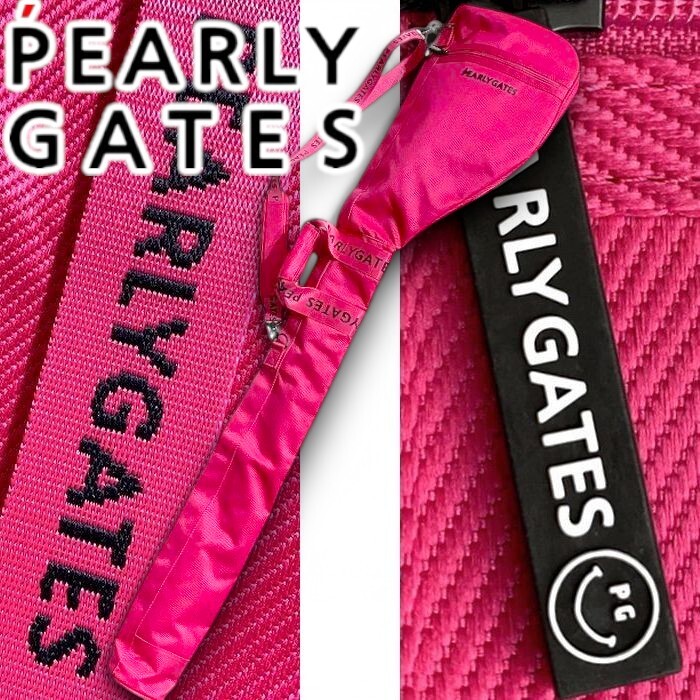 PEARLY GATES パーリーゲイツ 定価1.7万 46inch対応 ショルダーストラップ 5~6本用 クラブケース ゴルフ 2984202 090 FR ▲016▼50317w01拍卖