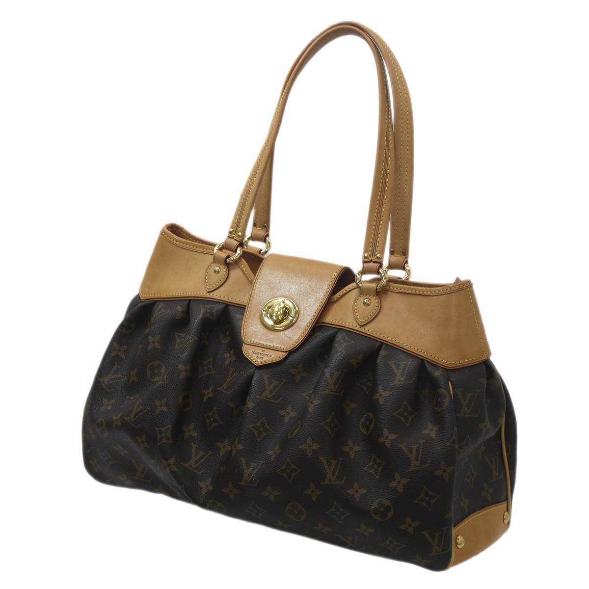 LOUIS VUITTON / ルイヴィトン ボエシMM トートバッグ モノグラム ブラウン M45714 VI0190 NO Bランク拍卖