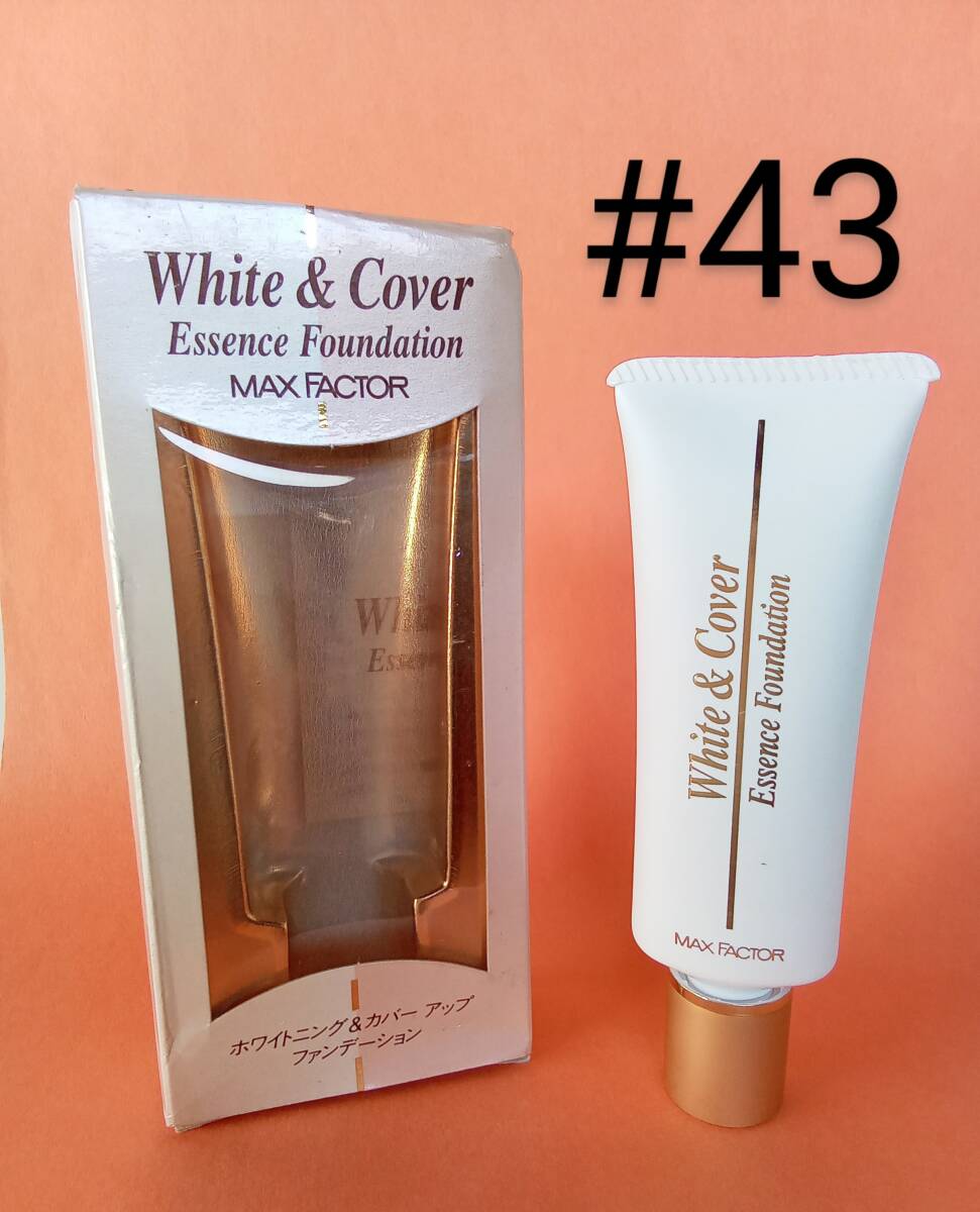 ★送140円~ 未使用 マックスファクター ホワイト&カバー エッセンスファンデーション #43 MAX FACTOR 拍卖