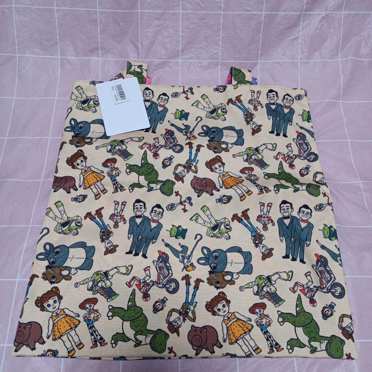 東京ディズニーリゾート トイストーリー トートバッグ リバーシブル 約39×36cm TDR ウッディ バズ ボー・ポープ フォーキー拍卖