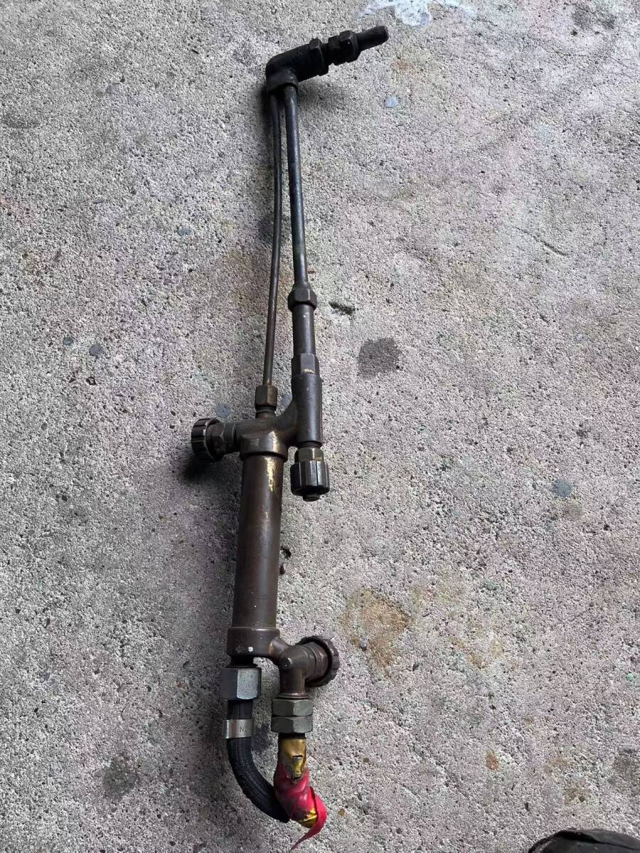 e242★ガス切断機 ガストーチ アセチレンガス ガス切断器 吹管1121772 動作未確認 ジャンク品★拍卖