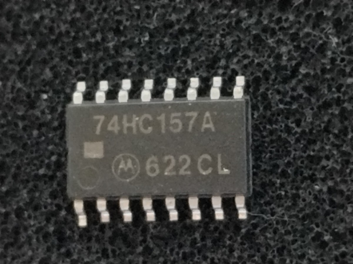 MC74HC157AF(5個セット) モトローラ製高速CMOS IC 4回路2入力マルチプレクサ フラットパッケージ 拍卖