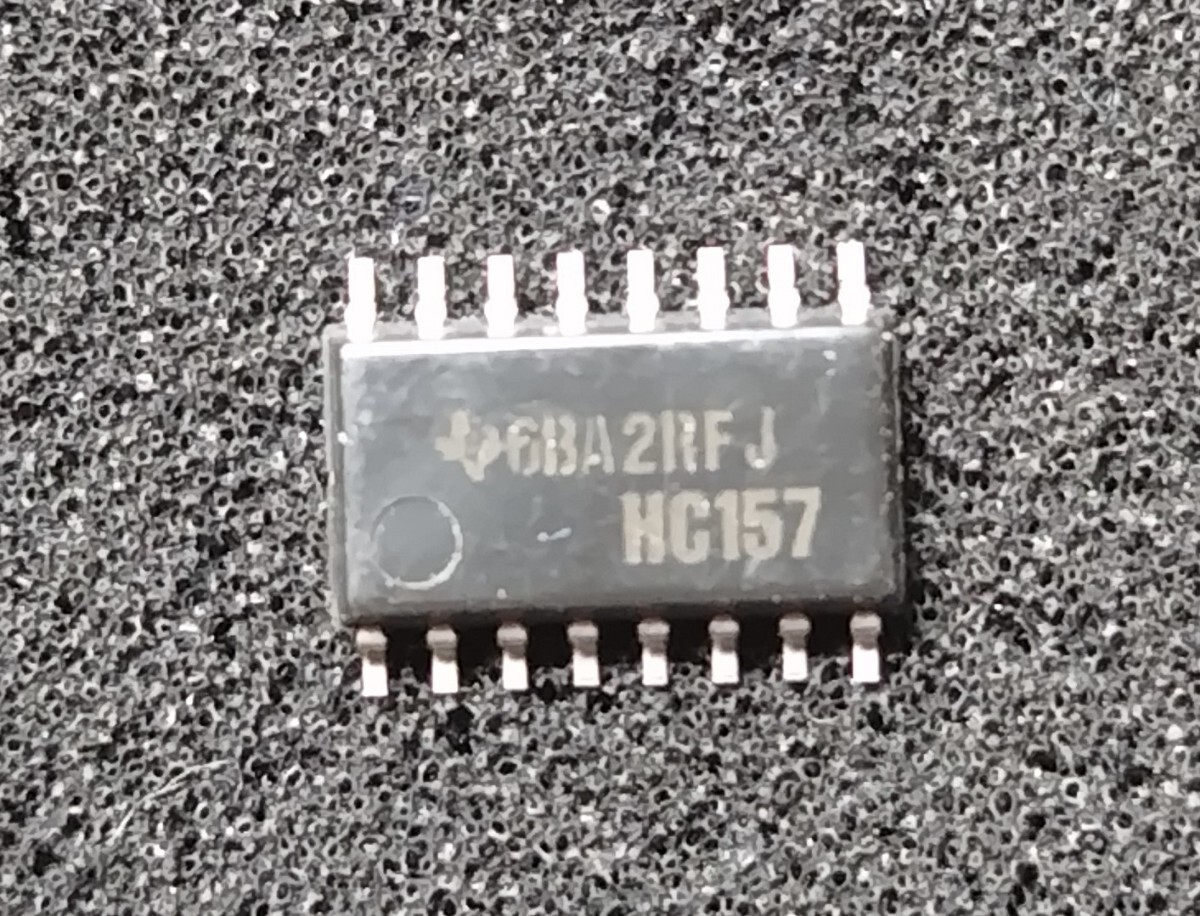 SN74HC157F (5個セット) TI製 高速CMOS IC 2入力データセレクタ SOP フラットパッケージ拍卖