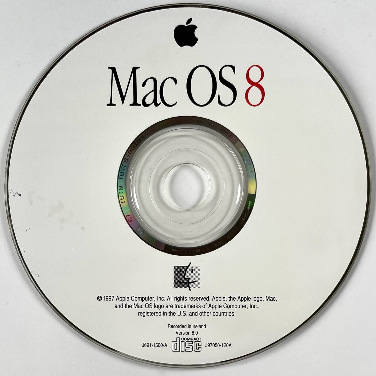 Apple Mac OS8 CR-ROM(アップル/Version 8.0/J691-1600-A/J97050-120A/1997年/レトロ/JUNK)拍卖