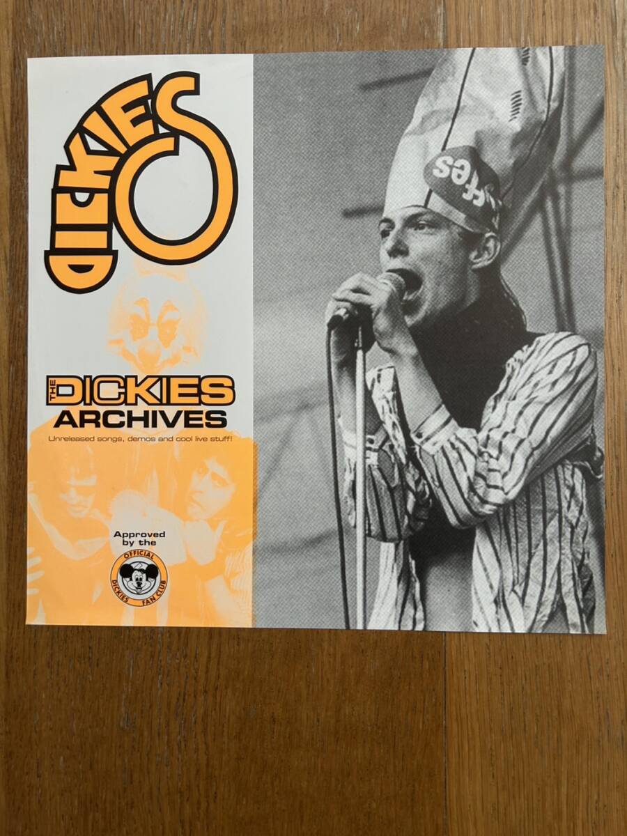 レア THE DICKIES ARCHIVES LP 未発表曲ライブ音源デモ音源集 レコード ファンクラブ向 盤少傷有 PUNK HARDCORE ハードコア ラスベガス製拍卖