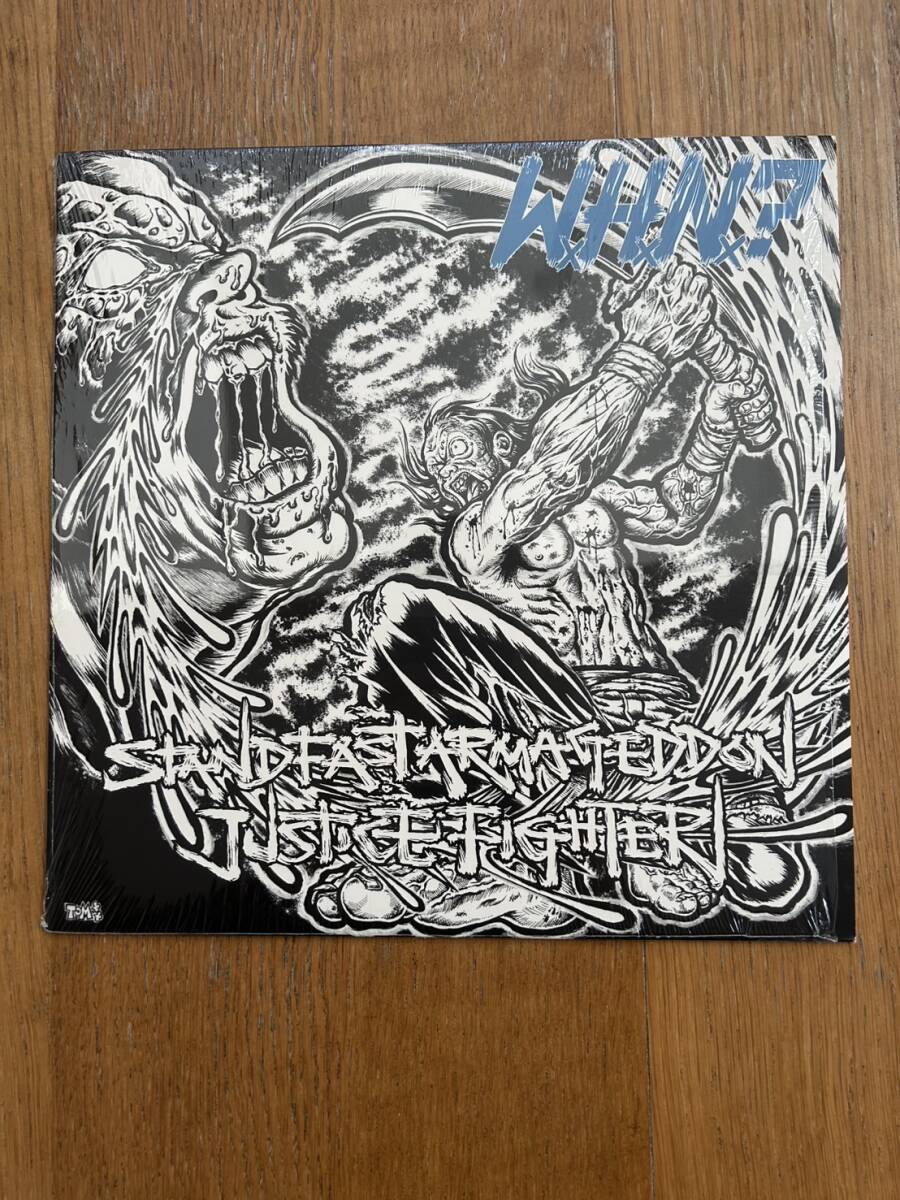 シールド付き 開封済み レコード LP盤 WxHxNx? WHAT HAPPEND NEXT?STAND FAST ARMAGEDDON JUSTICE FIGHTER!!! PUNK HARDCORE ハードコア拍卖