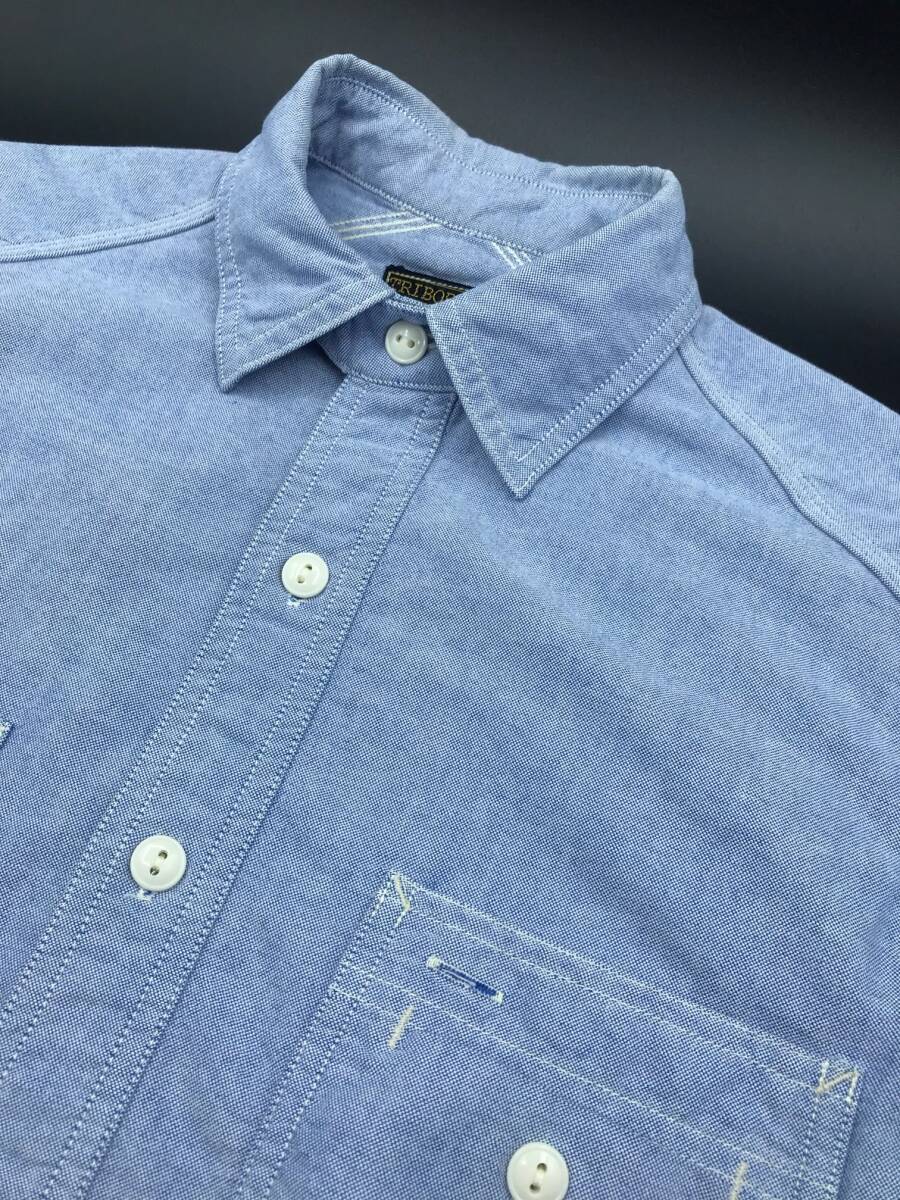 COLIMBO 長袖オックスフォードシャツ コリンボ チンスト マチ付 ユニオンチケット 3本針 フリーホイラーズ トイズマッコイ拍卖