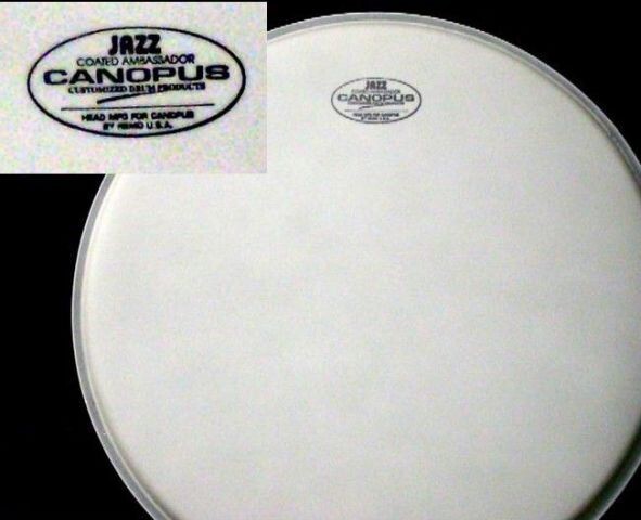 CANOPUS カノウプス ドラムヘッド COATED HAZY 8拍卖