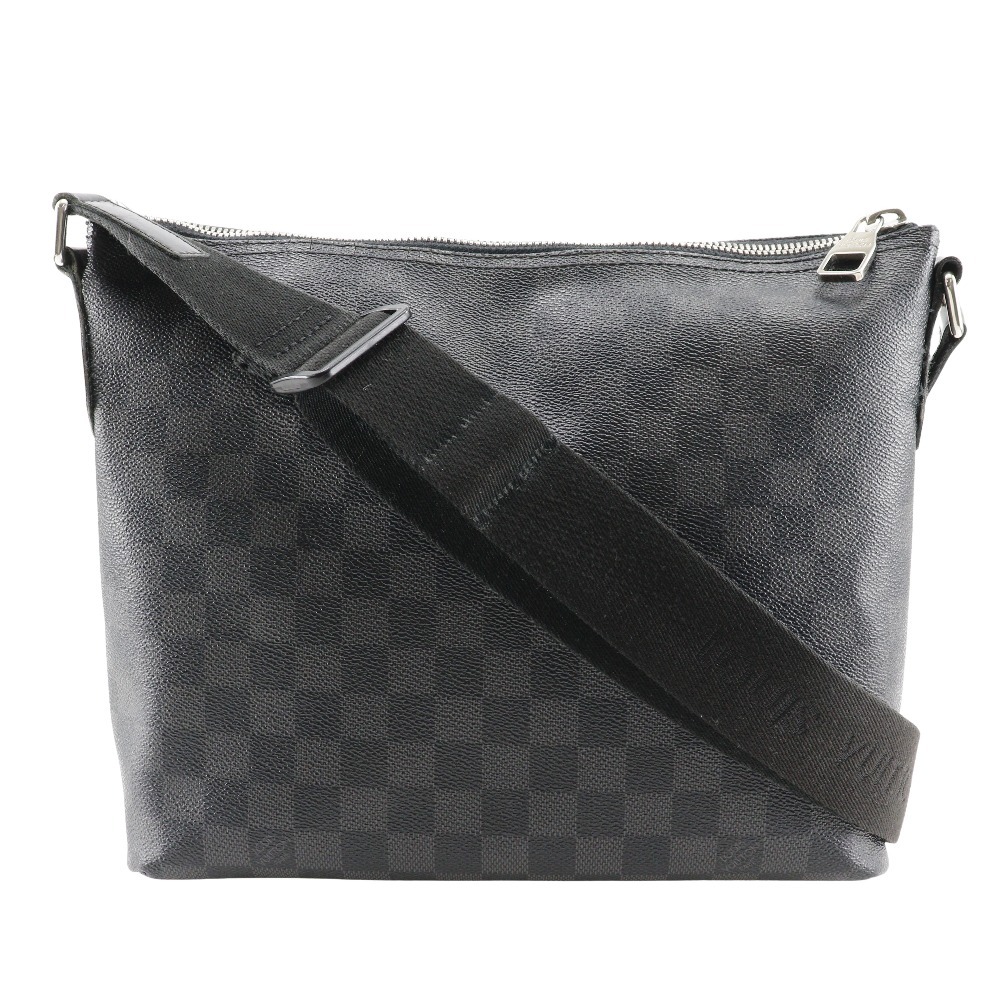 LOUIS VUITTON ルイ・ヴィトン ミックPM N41211 SR1104 ショルダーバッグ ダミエグラフィットキャンバス 黒 メンズ【I120725009】中古拍卖